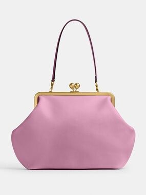 Coach Large Kisslock Frame Bag - Rose